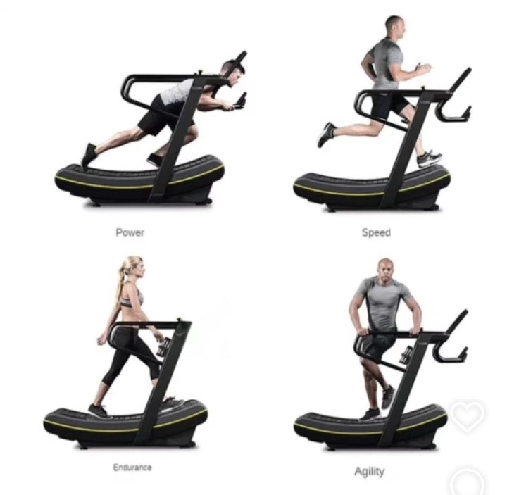 Commercial Manual Curved Treadmill