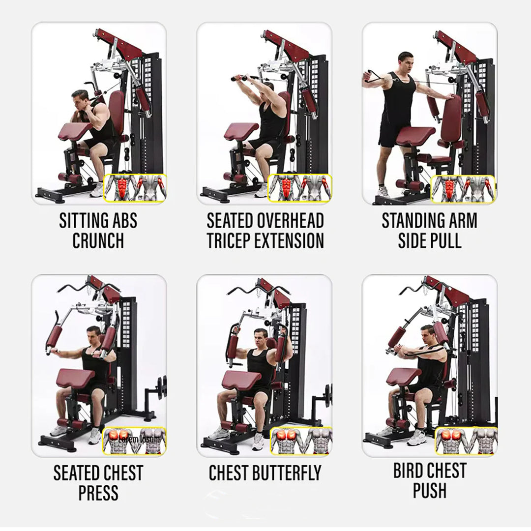 2 Station Multi Gym With Legpress