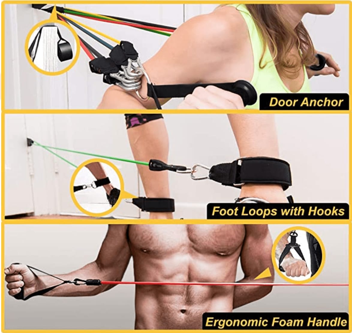 Multi Purpose Fitness Workout Bands
