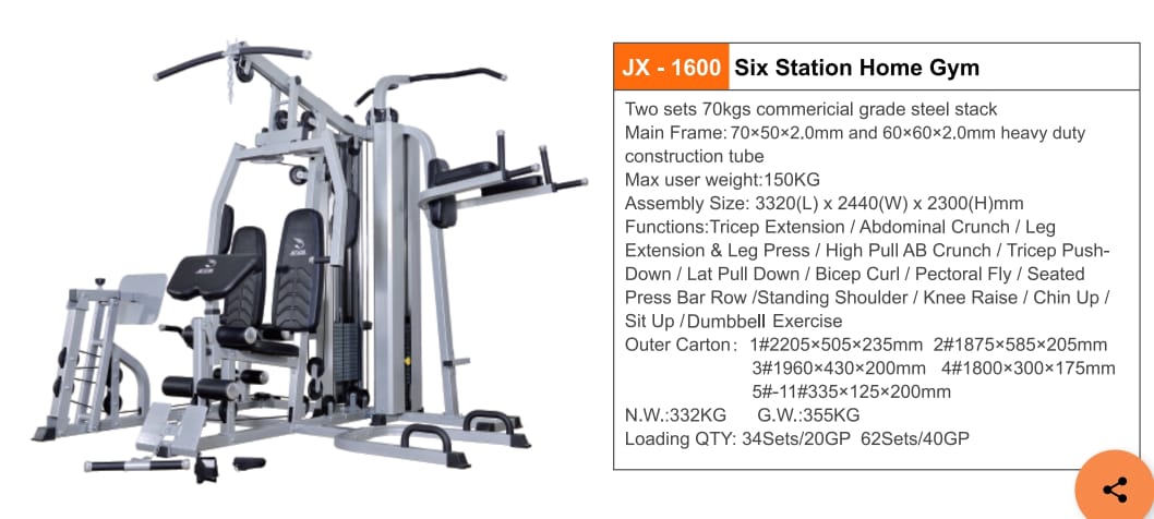 6 Station Multi-Gym
